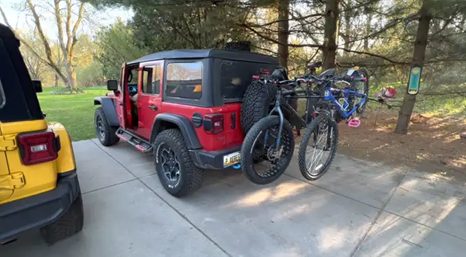 Best Jeep Wrangler bike rack