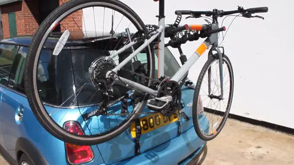 rear mounted bike rack