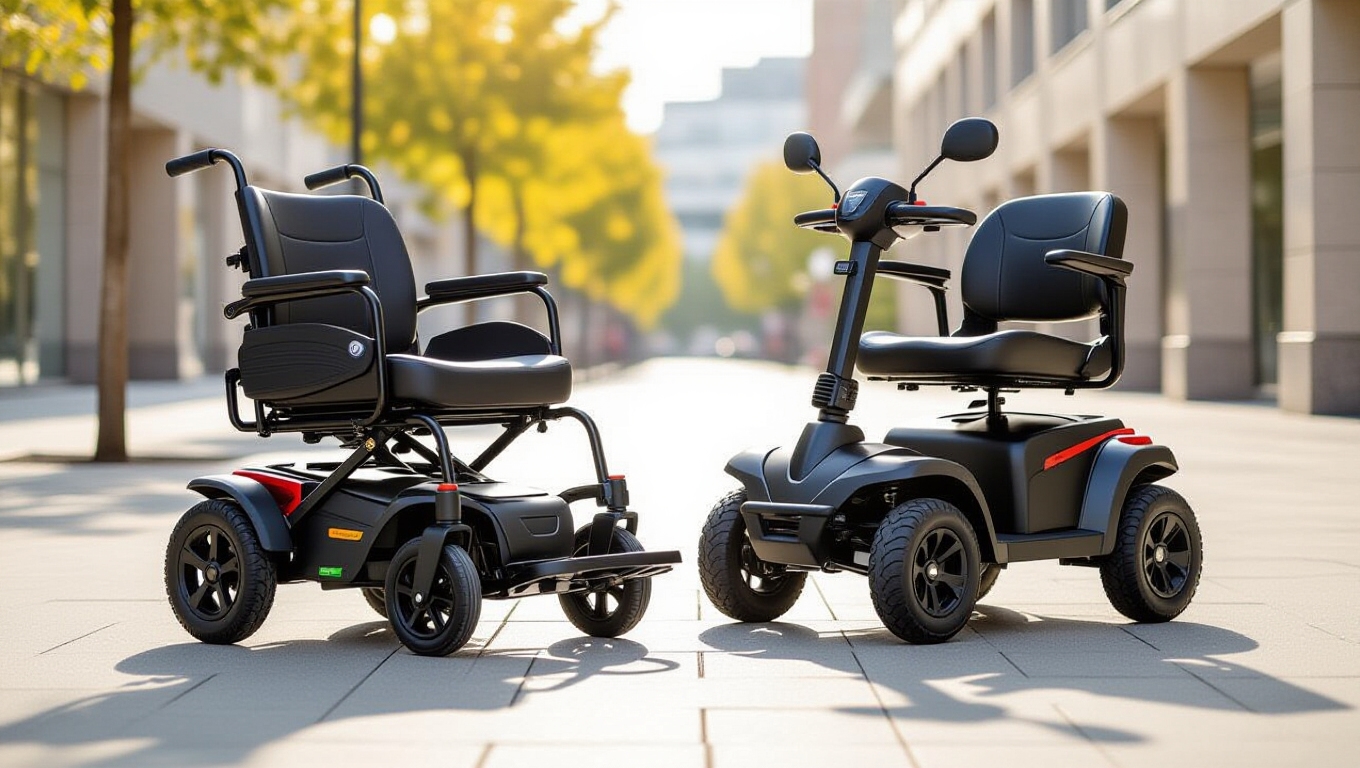 electric wheelchair vs mobility scooter