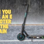 can you ride an e scooter in the rain