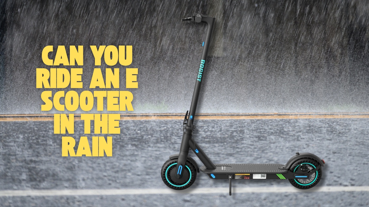 can you ride an e scooter in the rain