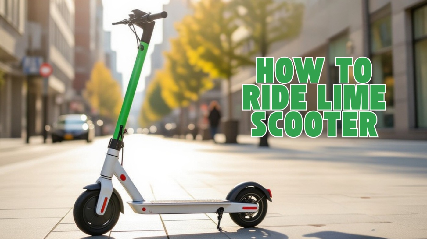 how to ride lime scooter
