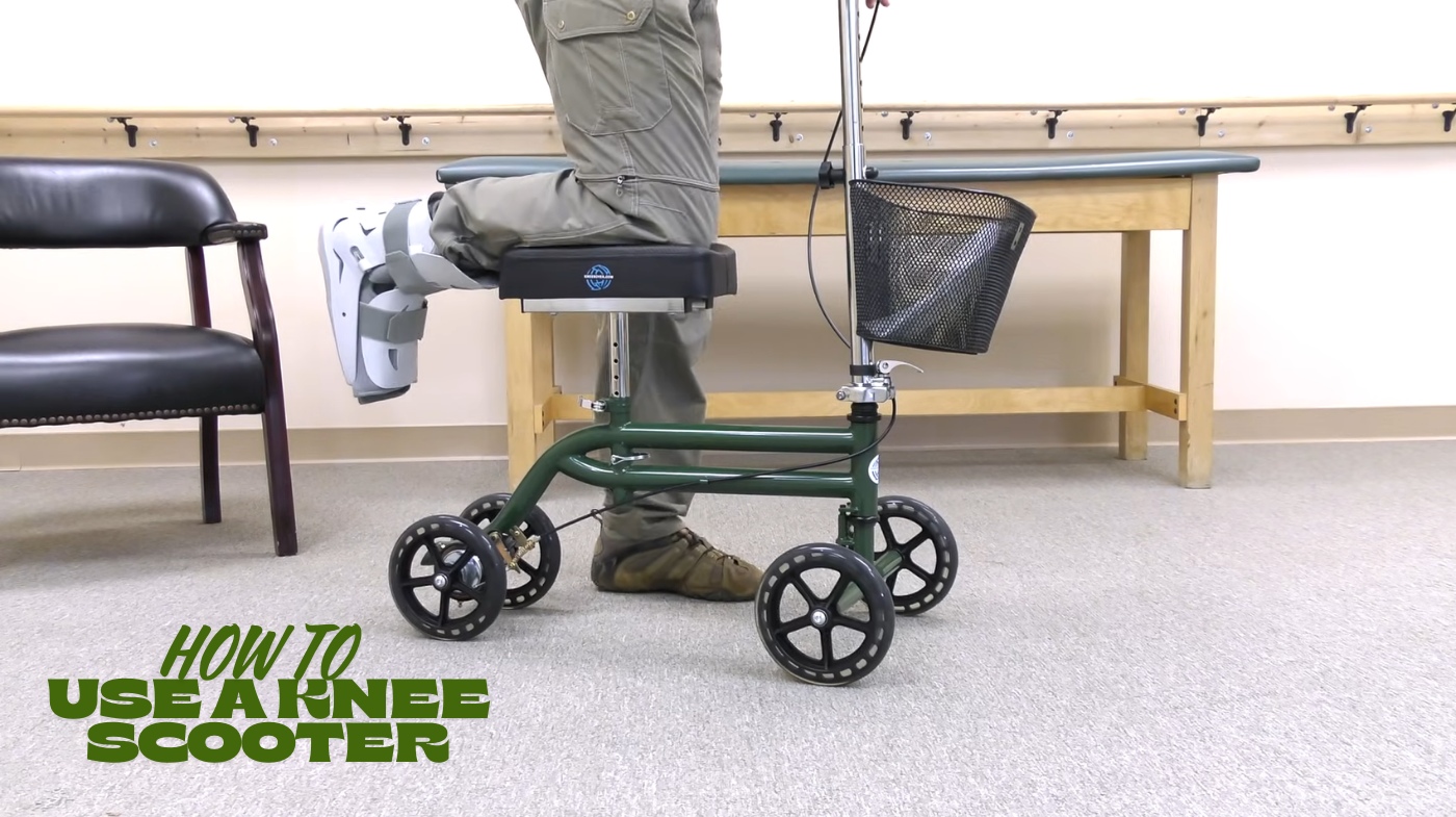 how to use a knee scooter