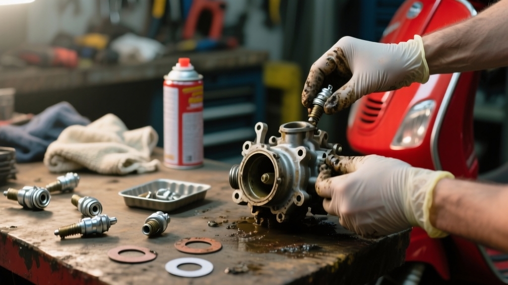 How to Clean a Carburetor on a Scooter