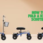 how to fold a knee scooter