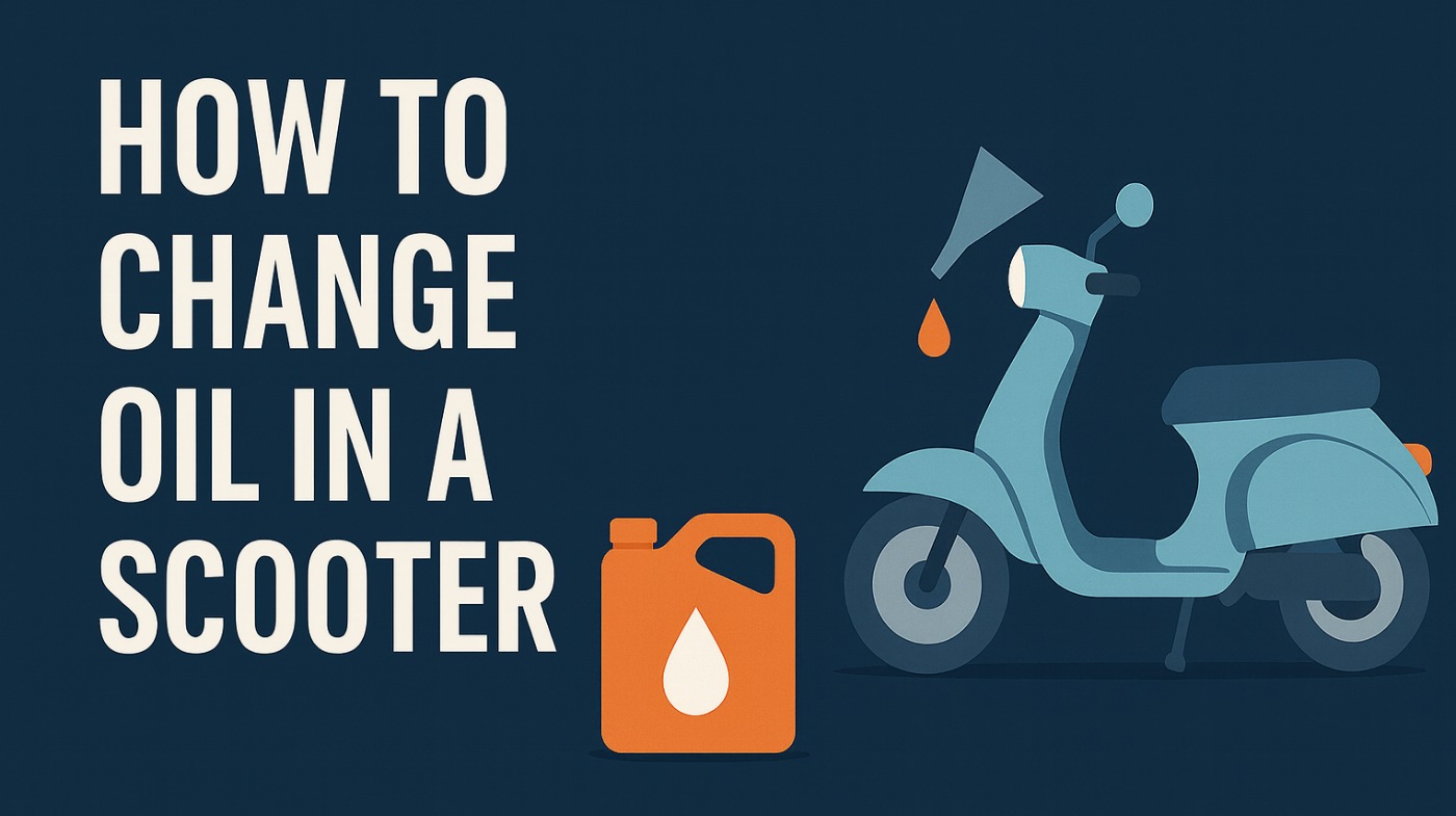 how to change oil in scooter