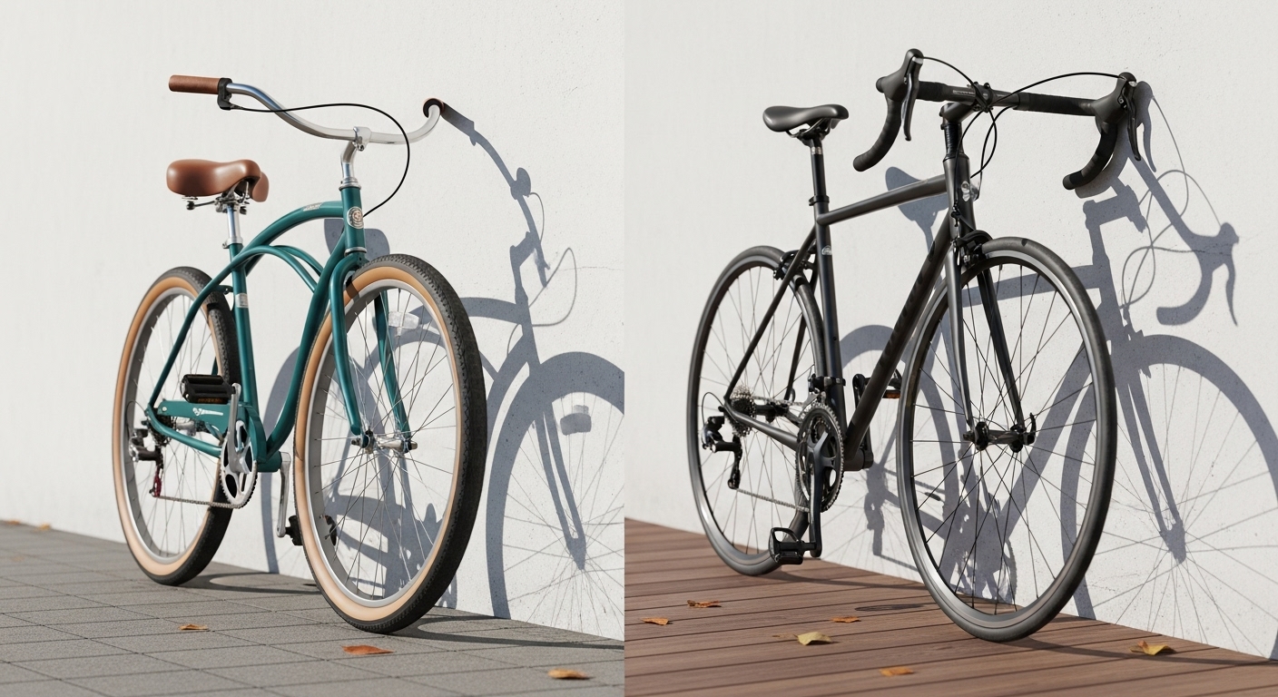 cruiser vs road bike