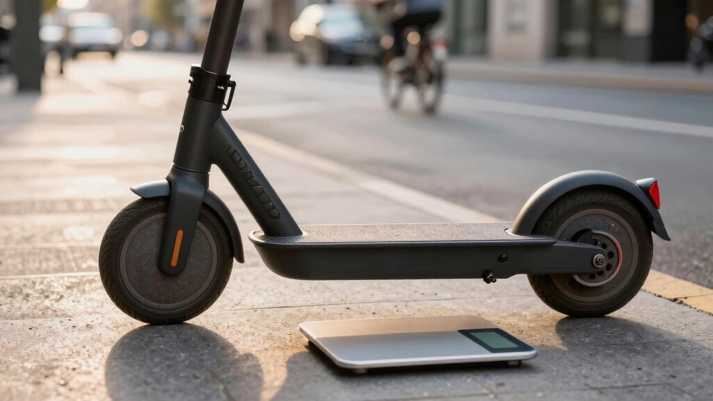 typical electric scooter weight