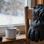 dry ski gloves thoroughly indoors