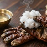 soften stiff leather gloves