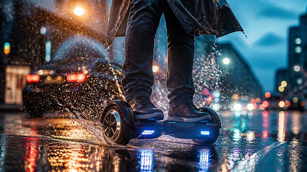 hoverboard use during rain