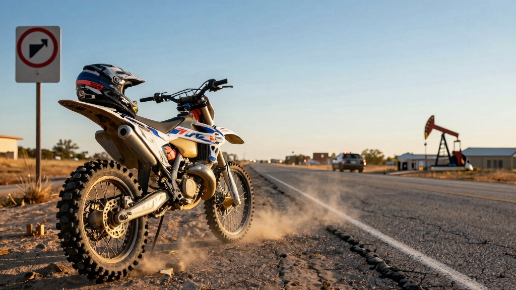 dirt bikes prohibited on roads